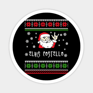 elvia coatello santa metal Magnet